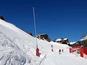 Snowmaking on the valley run to Gaschurn