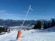 Snow lances at slope 4