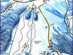 Trail map U Steni – Gliczarów Górny