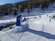 Conveyor belt of the ski school