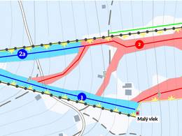 Trail map Alšovka – Měděnec