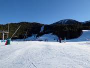 Practice area with conveyor belts in Masella