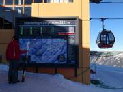 Information board at Stubnerkogel