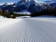 Perfectly groomed slope in Schöneben