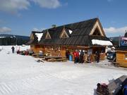 Ski hut in the ski area