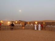 The Arabic buffet at the camp