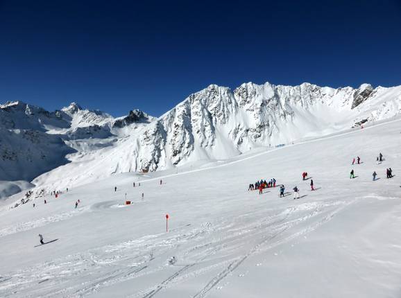 View of the slopes at Kappl