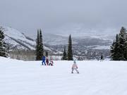 Easy slope at the Crescent Express chairlift