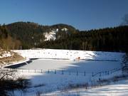 Numerous reservoirs ensure that there is always enough water available for snowmaking.