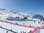 View from the Base Area over the ski resort of Cardrona