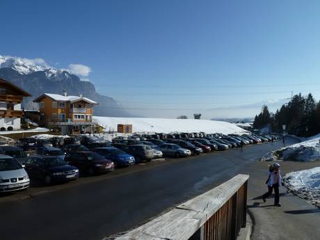 Sellraintal: access to ski resorts and parking at ski resorts – Access, Parking Rangger Köpfl – Oberperfuss