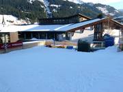Children's area with conveyor belt at the Heubergbahn valley station