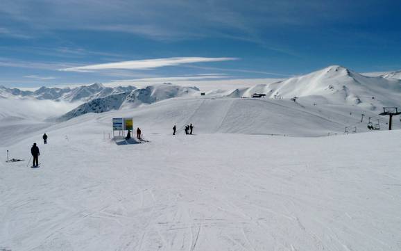 Skiing in the Livigno Alps