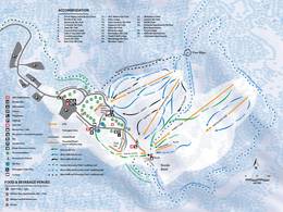 Trail map Mount Baw Baw