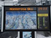 Electronic information boards are available at all base stations.