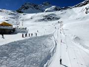 Beginner area at the mid-station