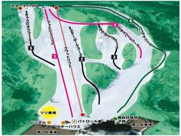 Trail map Chokai Kogen Yashima