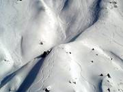 Open terrain between Tête de Bellard and St Colomban