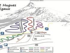 Trail map Les Égaux
