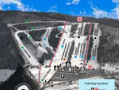 Trail map Tussey Mountain