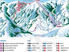 Trail map Pescasseroli