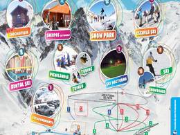 Trail map Los Puquios