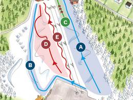 Trail map Hemlingbybacken – Gävle