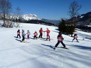 Children’s ski lesson in Kitzbühel