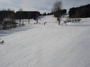 Wide and easy slopes on the backside