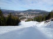 Steep section in the upper area by the gondola lift