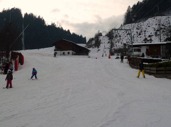 View of the main slope