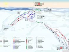 Trail map Oslo – Tryvann (Skimore)