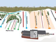Trail map Hyland Hills