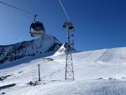 Gletscherjet 4 - 10pers. Gondola lift with seat heating (monocable circulating ropeway)