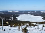 View from the summit to Lake Pyhäjärvi