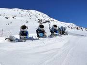 Snow cannons in Bellwald