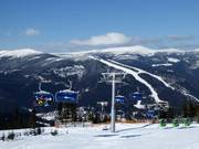 View from Pláň to Medvědín