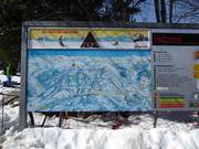 Slope map with current operating status