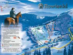 Trail map Rówienki – Jawornik (Wisła)