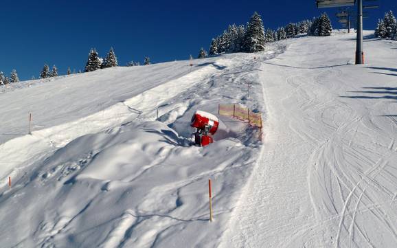 Snow reliability Feldkirch – Snow reliability Laterns – Gapfohl