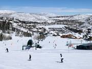 Easy slopes at the valley station