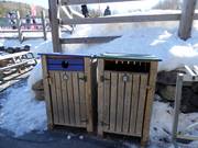 Waste separation in the Bromont ski area