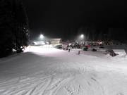 Night skiing
