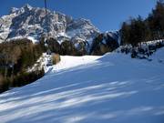 The steep section of the Wetterstein run