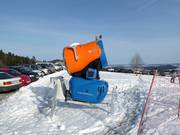 High-performance snow cannon in Eschach at the Schwärzenlifte