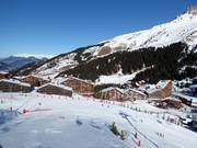 In the heart of the 3 Vallées: Méribel-Mottaret right on the slopes