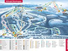 Trail map Klövsjö/Storhogna
