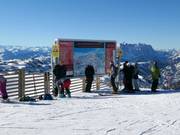 Information board on the Steinplatte