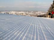 Groomed slope at Leitenlift