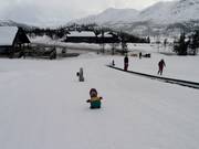 Children's slope at the magic carpet